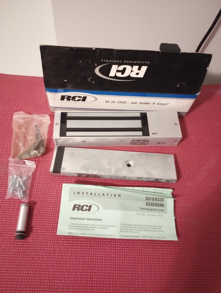 RCI 8310 MultiMag Electromagnetic Lock with Door Status Sensor