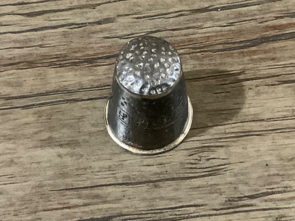 Three Sterling Silver Thimbles
