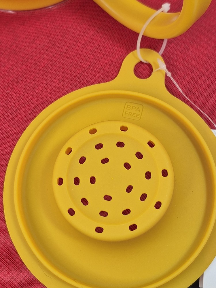 Ecolution Micro-Pop 3 Qt. Microwave Popcorn Popper Yellow NWT