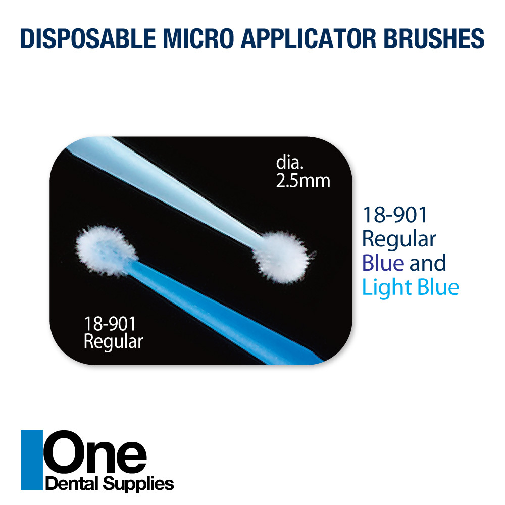 Dental Disposable Micro Applicator Regular Brushes 1000's Pack