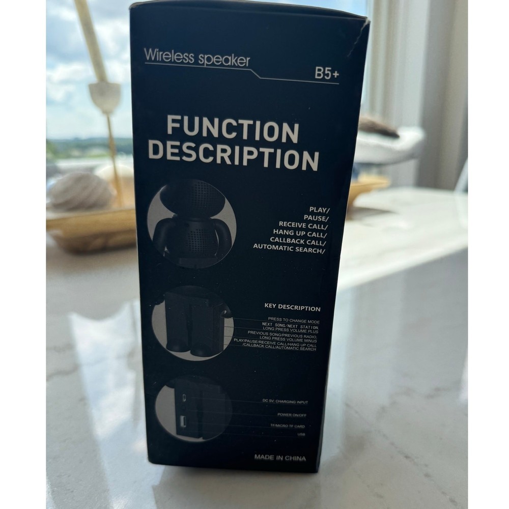 B5+ Bear Bluetooth Speaker – Fun Graffiti Design!