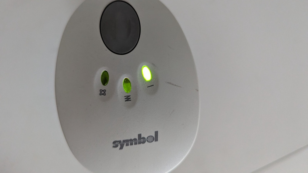 Symbol M2004-I419 Cyclone Barcode Scanner Reader w/USB Cable