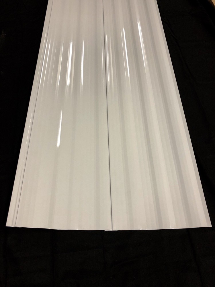 1 RV/Camper/Teardop Aluminum Tin Mesa Siding repair Polar White metal 10''x72''