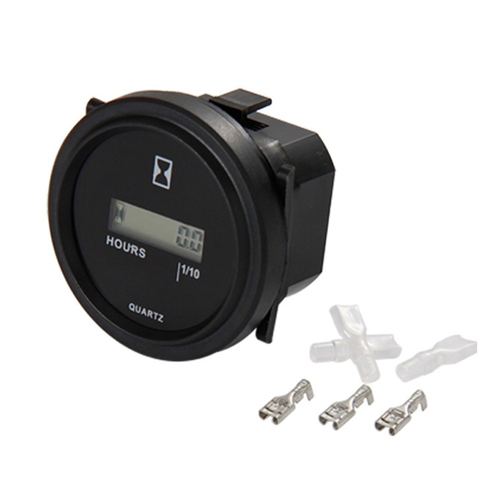 Digital Hour Counter, Resettable Total Operating Hours, Data 1656