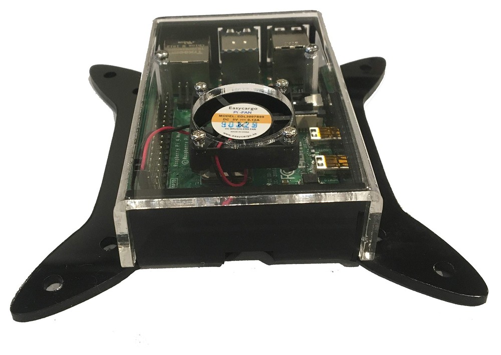 VESA Mount Case for Raspberry Pi 4 with Fan