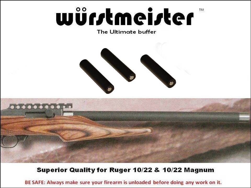 BUFFER 2ND. GEN. FOR RUGER 10/22 set of 3 -- THE BEST QUALITY!