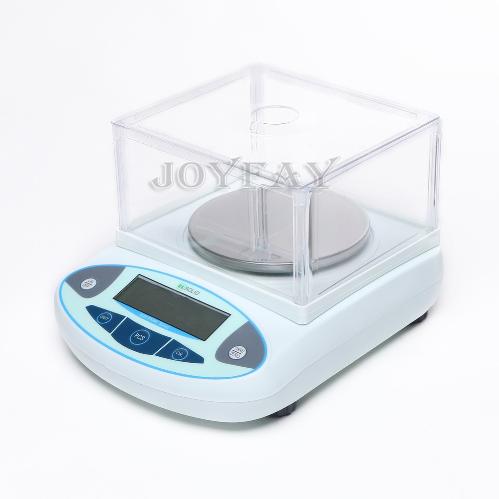 U.S. Solid Analytical Balance 1000 x 0.01 g 10mg Lab Digital Precision Scale