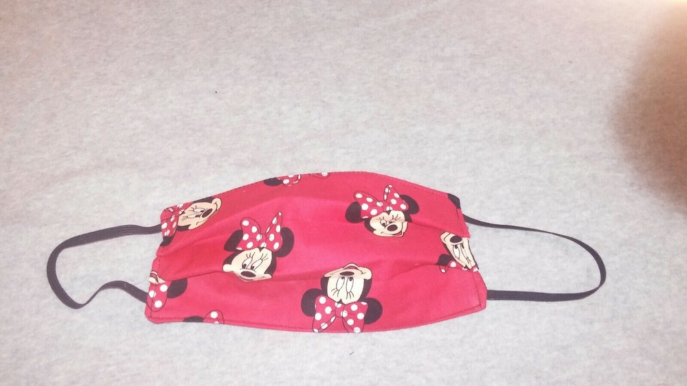 Handmade Fabric Face Mask - Reusable Disney Mouse