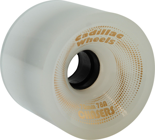 CADILLAC CHASERS 70mm 78a WHITE WHEELS SET