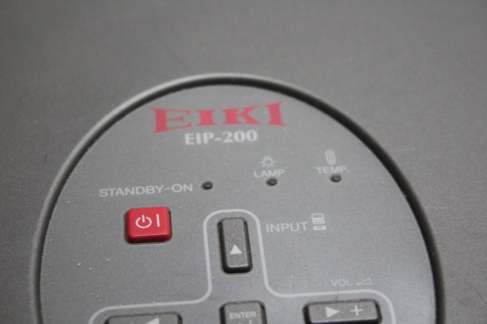 EIKI EIP-200 Projector - For PARTS/REPAIR! UNTESTED POWERS ON THATS IT