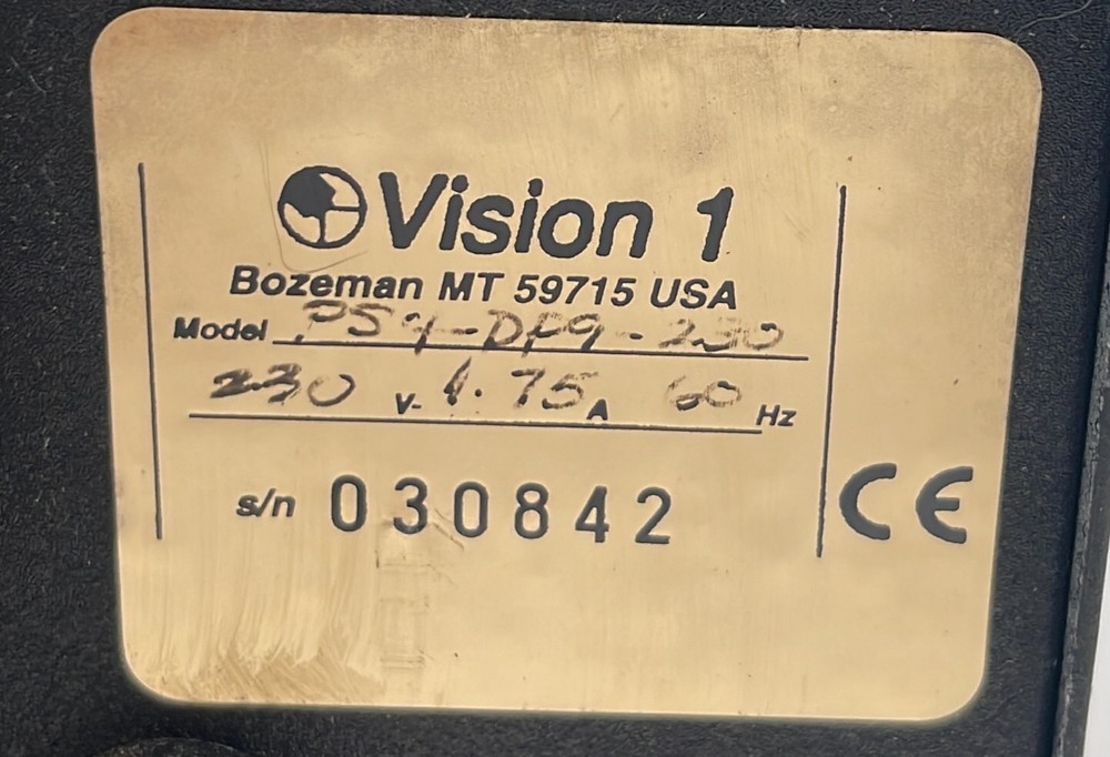 Vision 1 Image Labs CCD Camera Linear Power Supply PS4-DP9-230