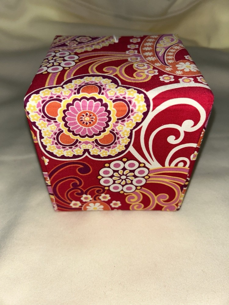 Vera Bradley Raspberry Fizz Keepsake Box - Retired Print