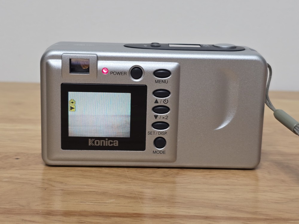 Konica KD-100 1.3MP Compact Digital Camera Silver Tested Working