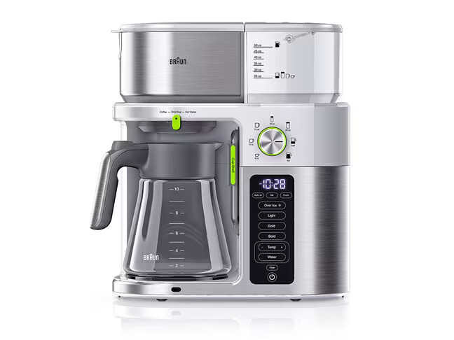 Braun KF9150WH MultiServe Coffee Machine 7 Programmable Brew Sizes .