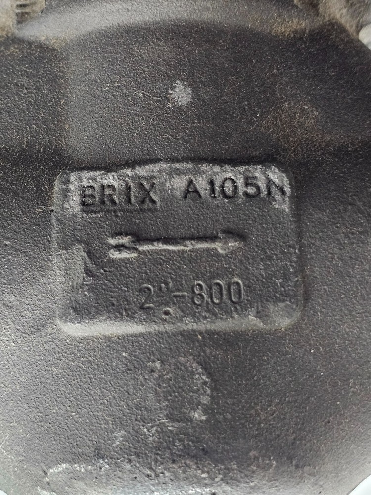 BRIX A105N 2" 800 Piston Check Valve Thread End Bellow Heavy Duty Durable