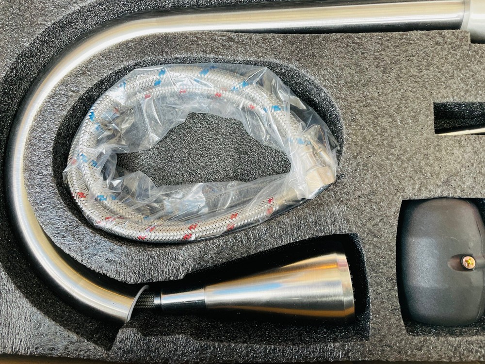 🔥 Sanitary Wares • Single Hole Pull Down Kitchen Faucet Spray • Chrome Silver