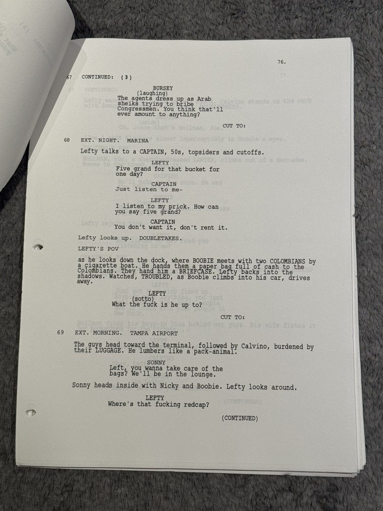 1992 Revised Draft DONNIE BRASCO by Paul Attanasio SCRIPT SCREENPLAY