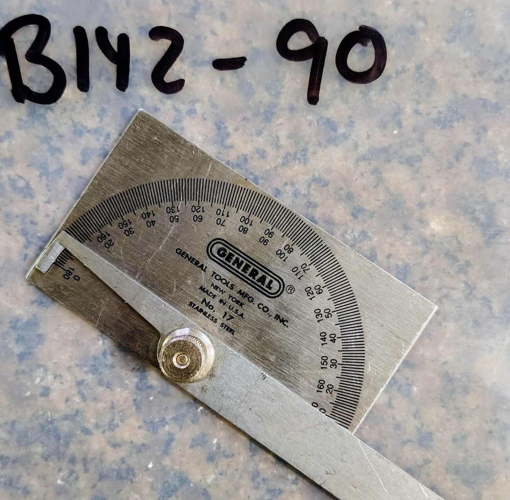 🗽 GENERAL NO 17 PROTRACTOR MACHINIST/ TOOLMAKER