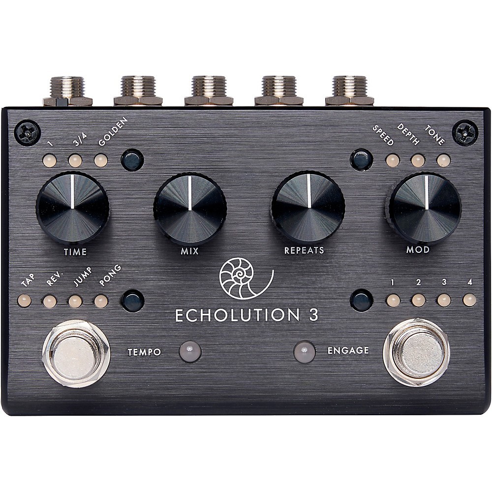 Pigtronix Echolution 3 Delay Effects Pedal Black LN