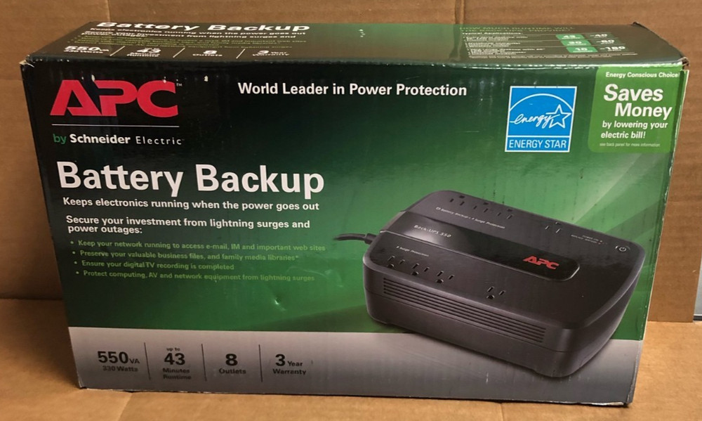 (OPEN BOX!) APC BE550G Battery Backup 🟦