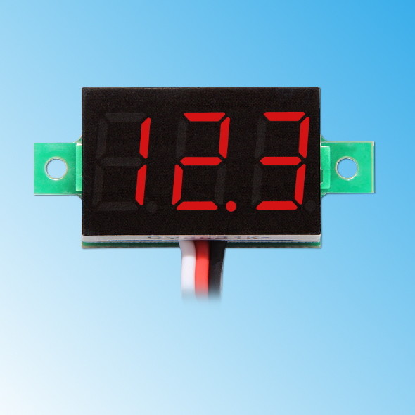 0.36" LED Mini Digital Voltmeter 0-100V DC Panel Meter Voltage Display Red Blue