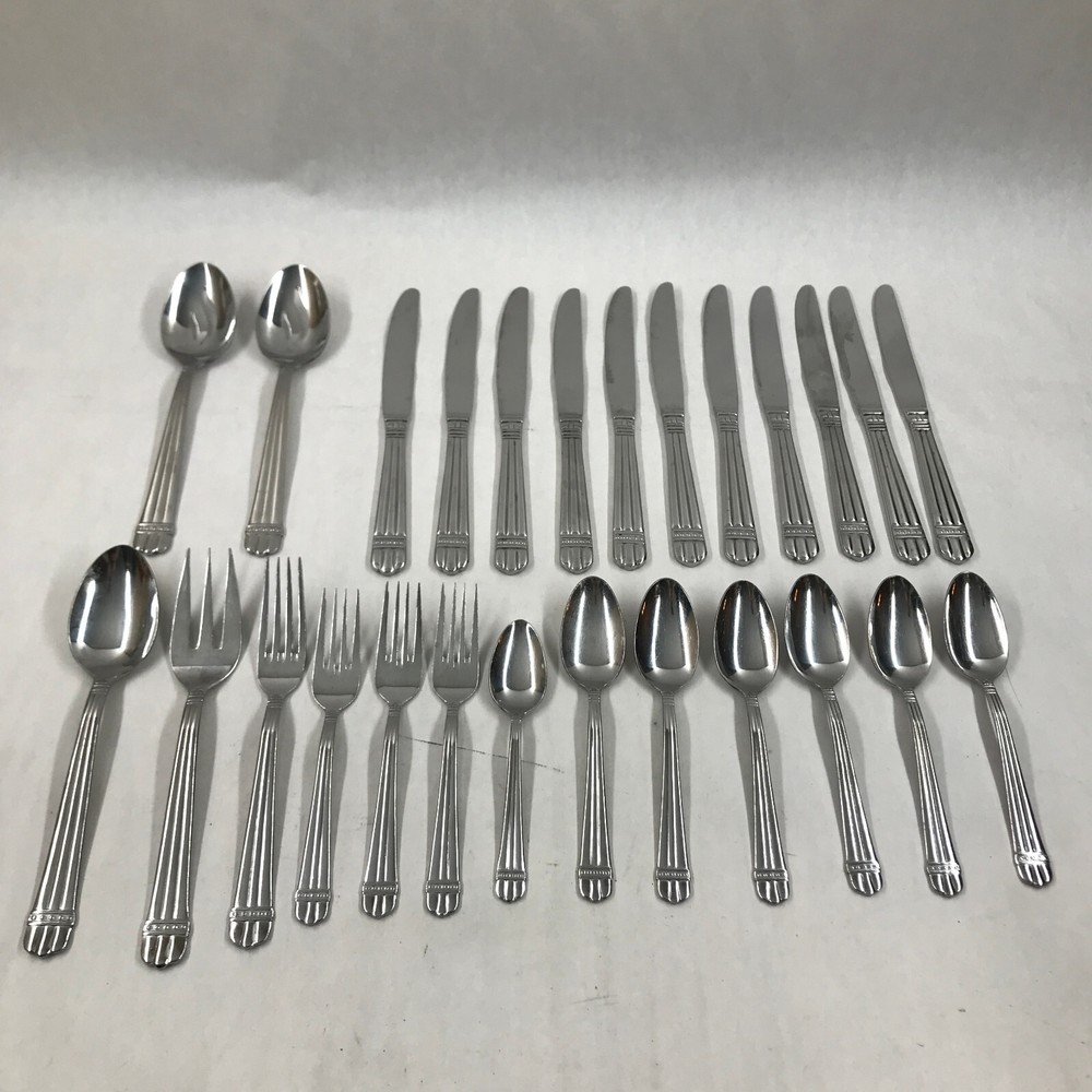 Oneida *TRIDENT* Stainless Flatware Silverware 26 Pc Replacement Spoons Forks