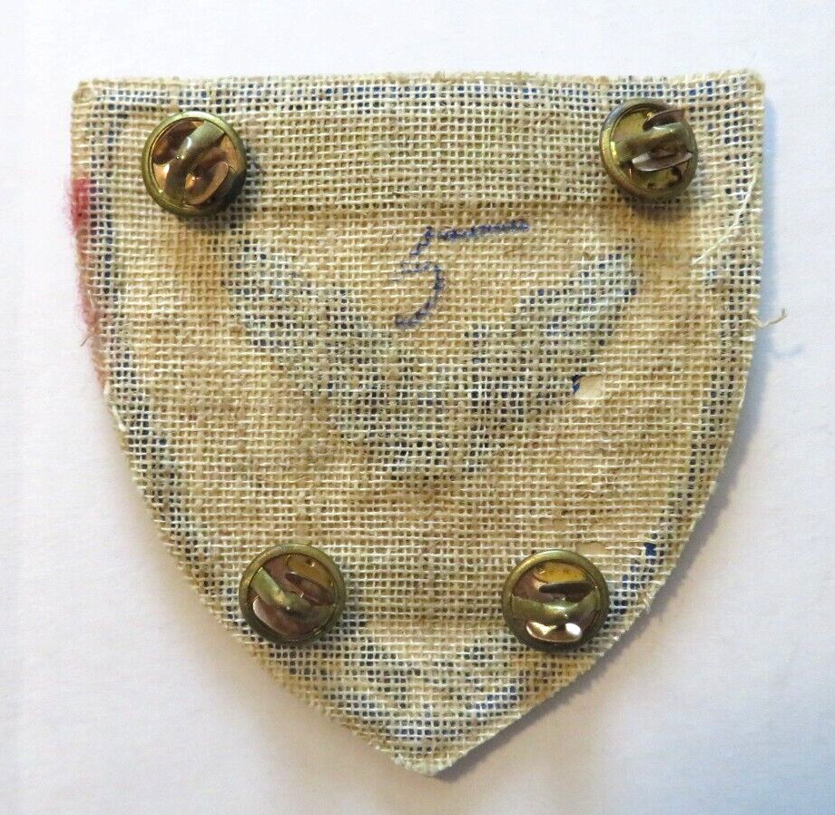 Vintage Vietnam War Blue Eagle Pacific Command Patch Felt Back Gold Thread