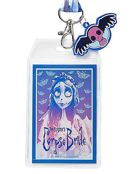 Corpse Bride Butterfly Lanyard