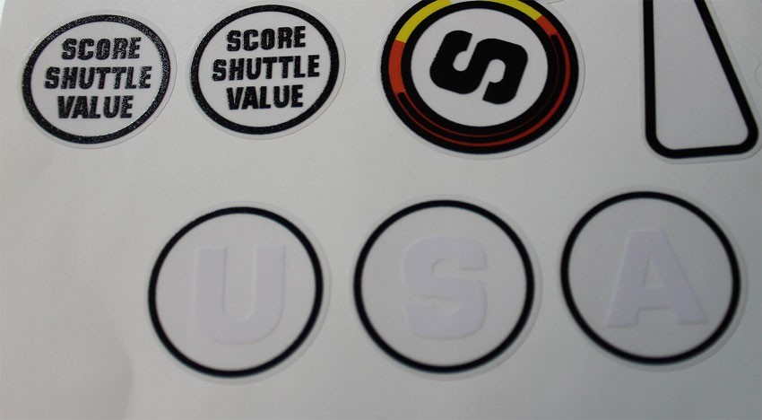 Space Shuttle Pinball Machine Insert Decal Playfield Set