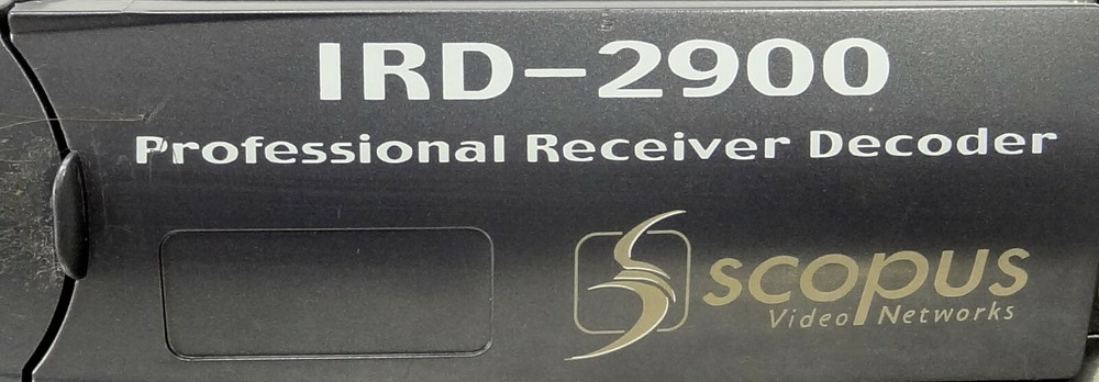Scopus IRD-2980 Professional Receiver Decoder