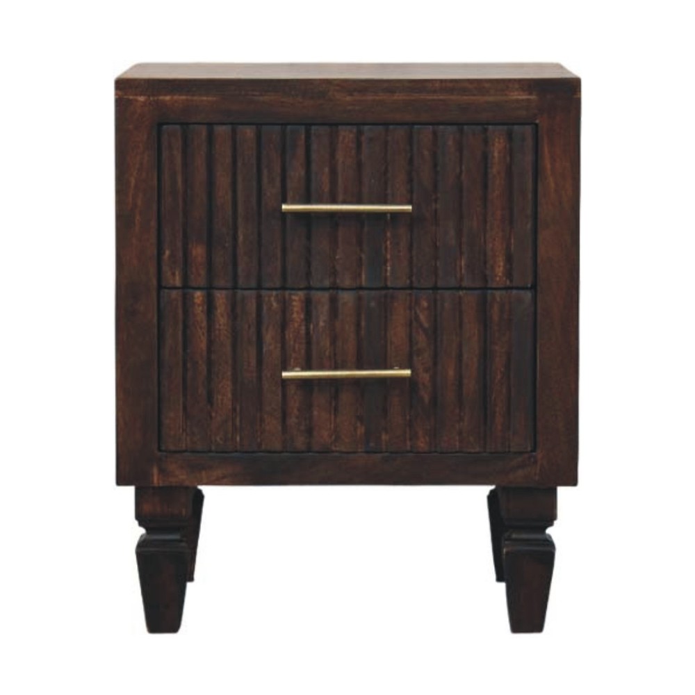 Solid Wood Belmont 2 Drawer Nightstand