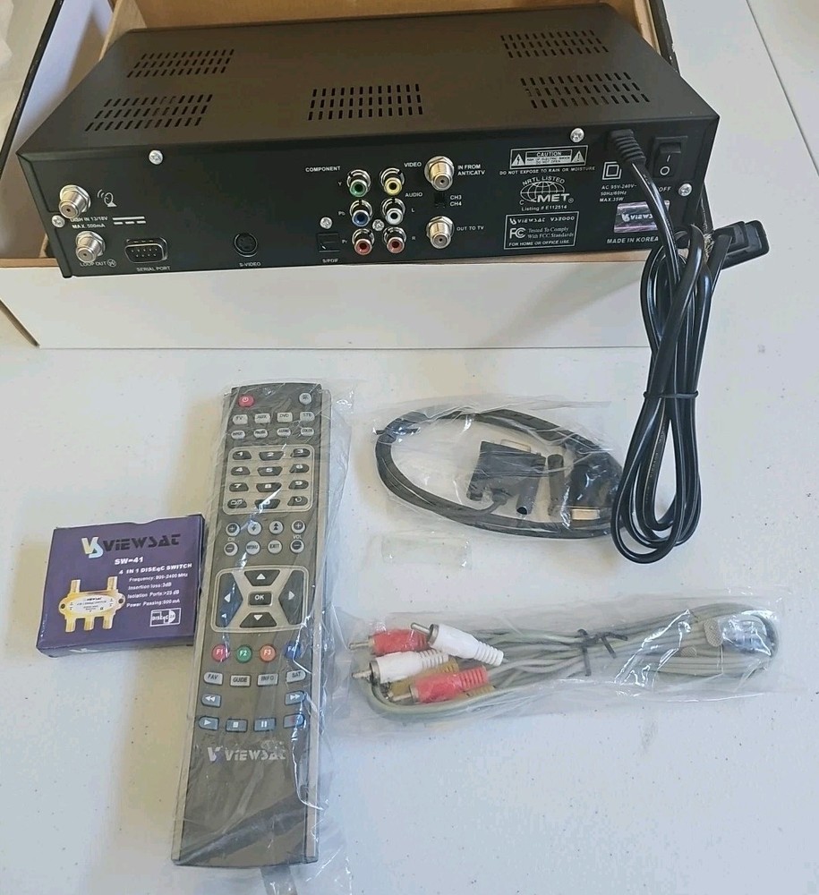 Viewsat VS 2000 Ultra Digital Satellite Receiver USB Host Interface