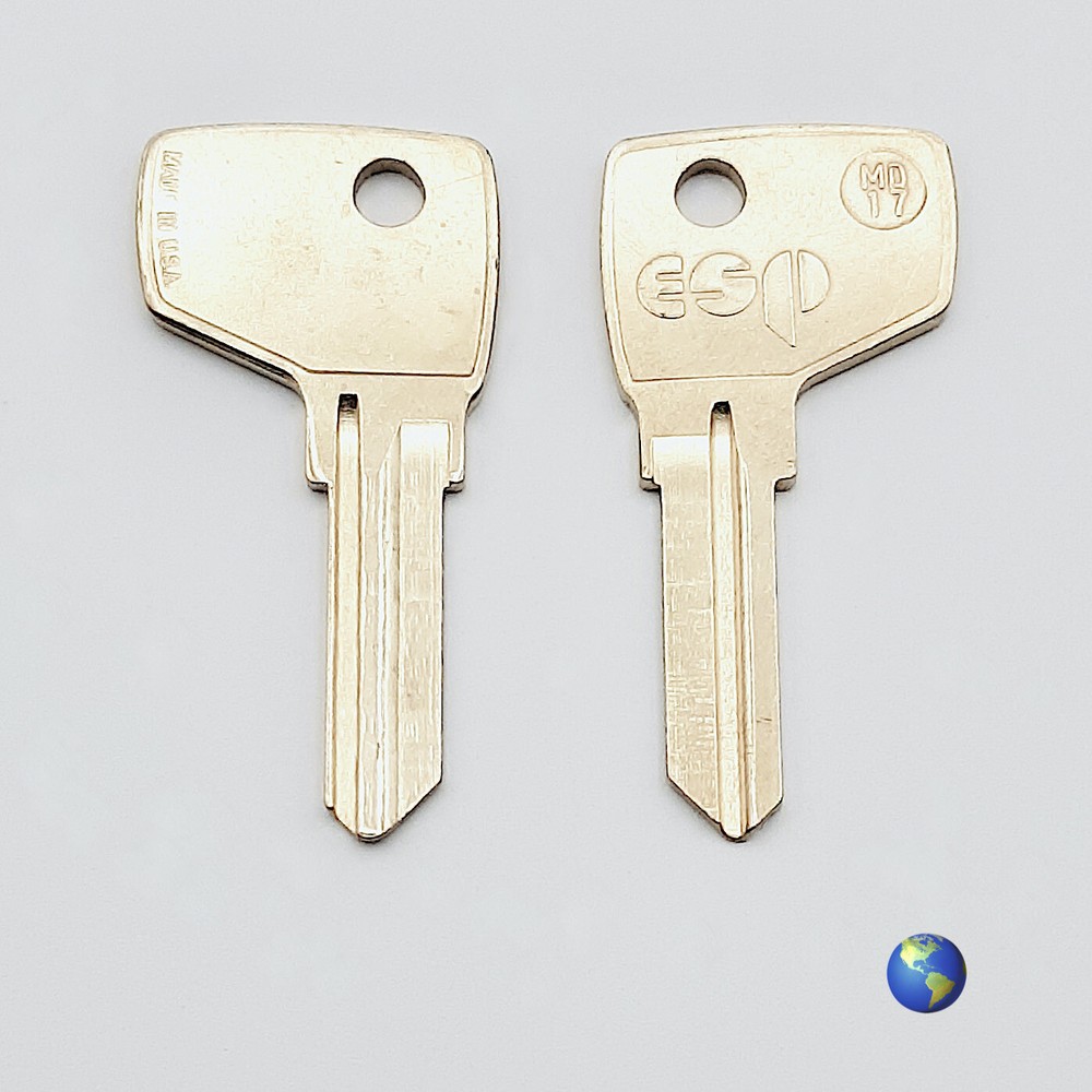 MD17 Key Blanks for Various Products by Master Lock (4 Keys)