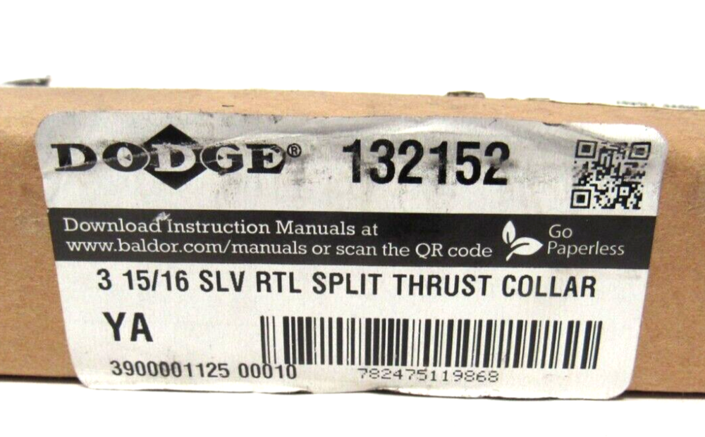 NEW DODGE 132152 SLV RTL SPLIT THRUST COLLAR