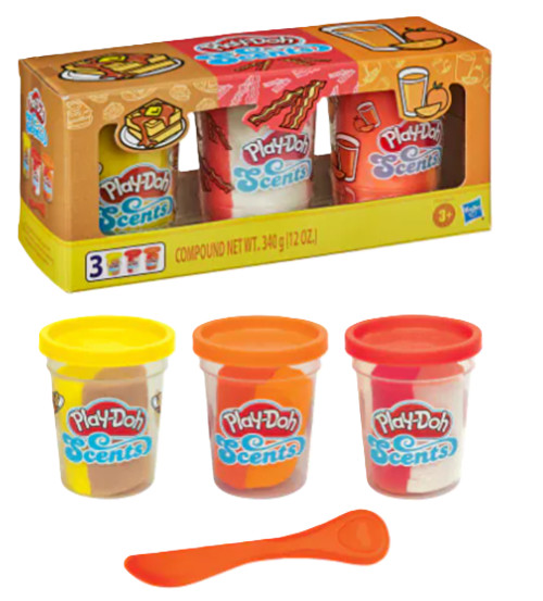 3-Pack Play-Doh Scents - Breakfast Scented Modeling Compound | NEW
