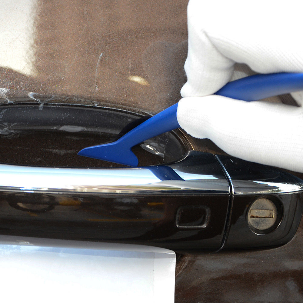 Vinyl Tools Kit Car Wrapping Micro Squeegee 3M Bluemax Scraper Corner Gaps Wraps