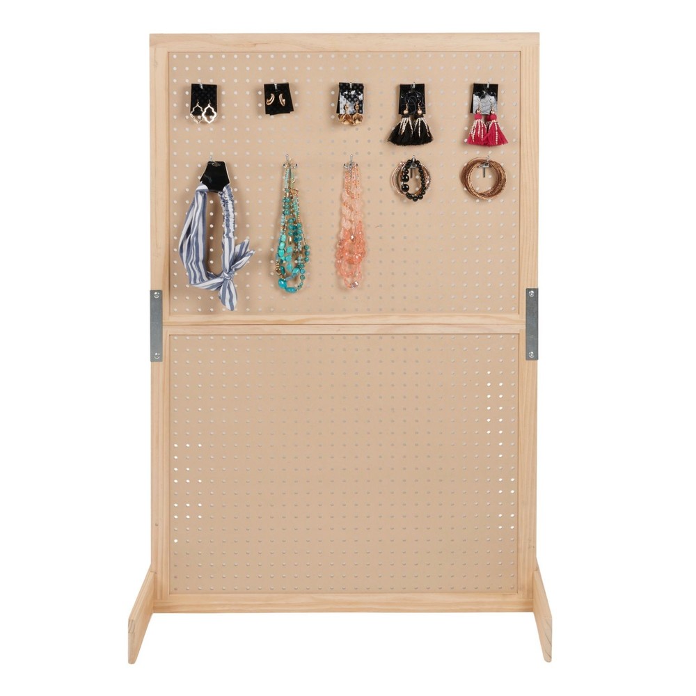 Standing Pegboard Organizer Display Screen - 32" W x 48"H