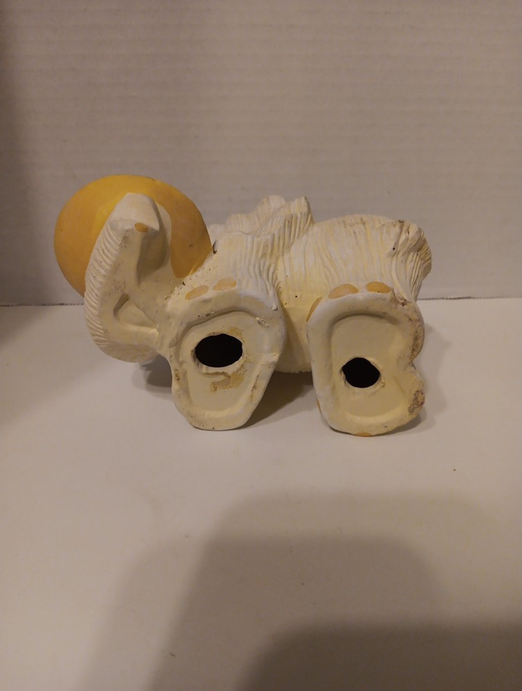 Unfinished Ceramic Bisque Elephant Ring Holder