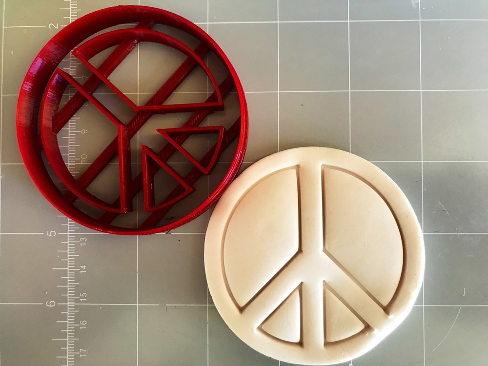 Peace Symbol Cookie Cutter - Choose Your Size