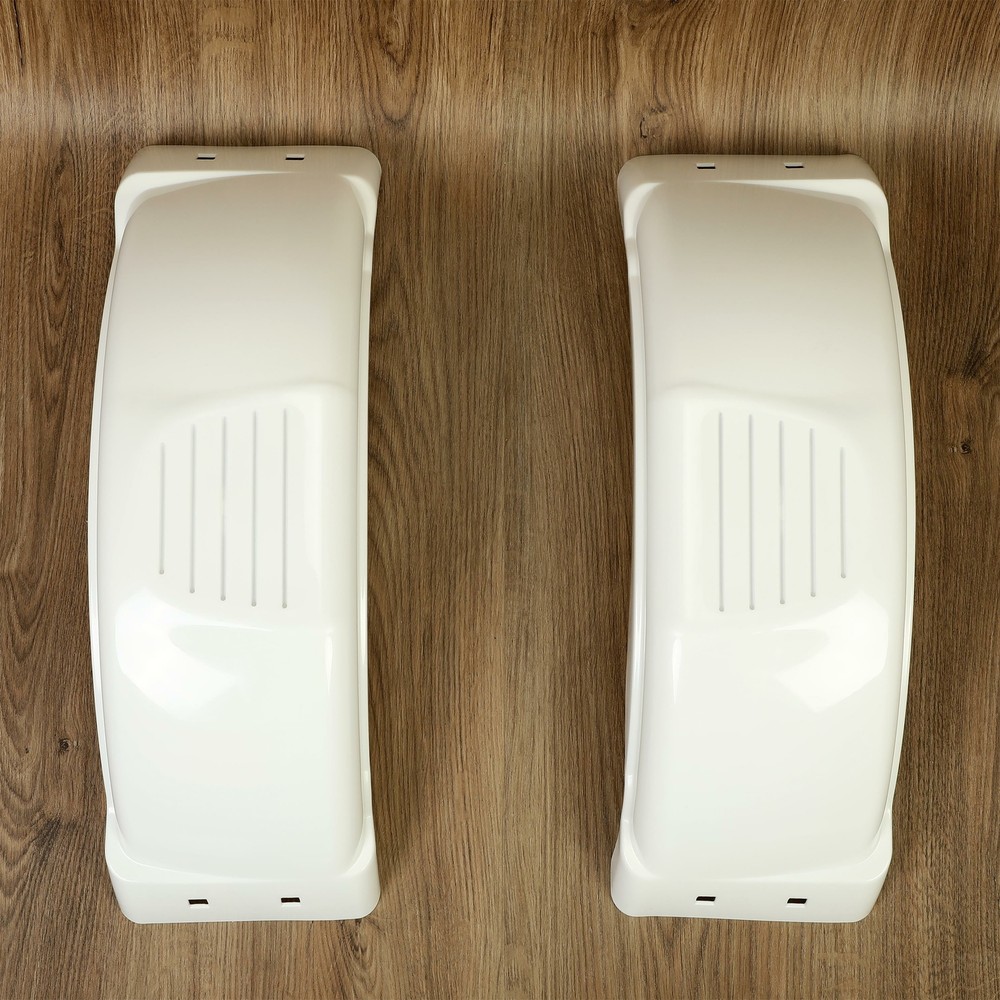 HECASA Pair Single-Axle Trailer Fenders Fits 8"-12" Wheels Top Step Skirt Boat