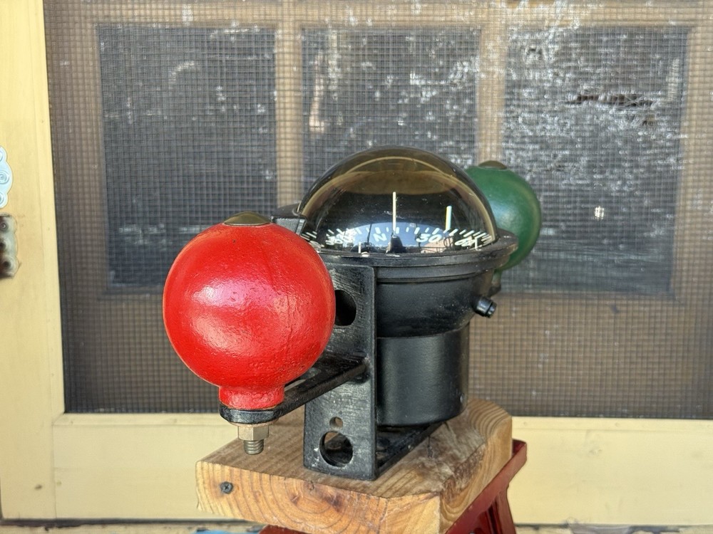 Vintage DANFORTH CONSTELLATION Ships Binnacle Compass