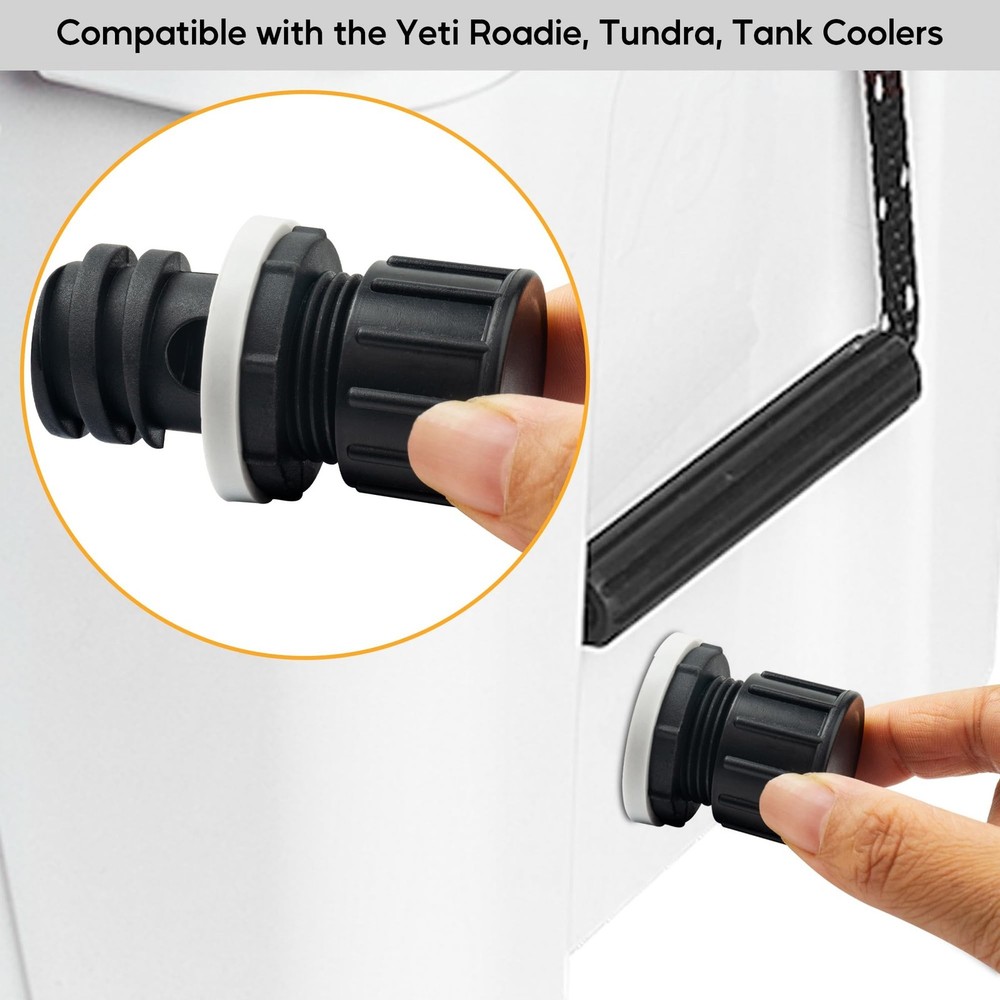 Cooler Drain Plug Hose Connection, Cooler Plug Replacement Compatible with Ye...