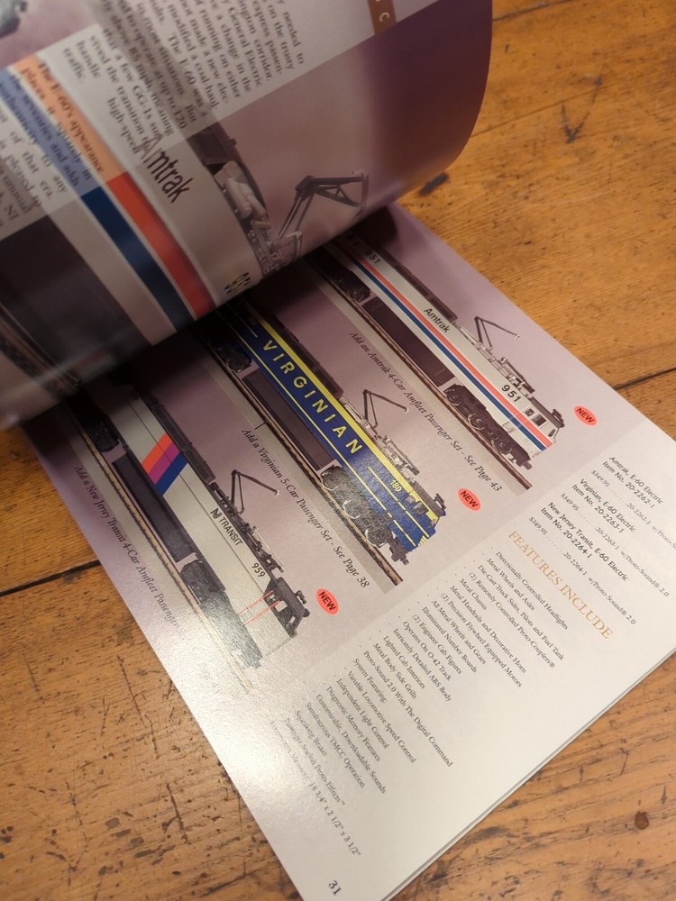 2000 MTH Model Electric Trains Catalog Volume 3 Book