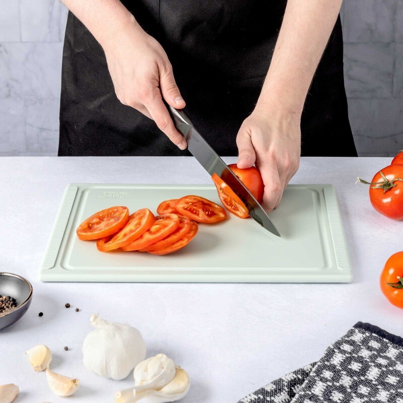 Thyme & Table Medium 10"x14" Poly Cutting Board - Sage