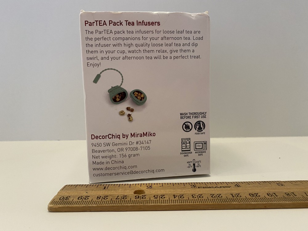 Par Tea Pack Tea Infuser Made With Food Safe Materials