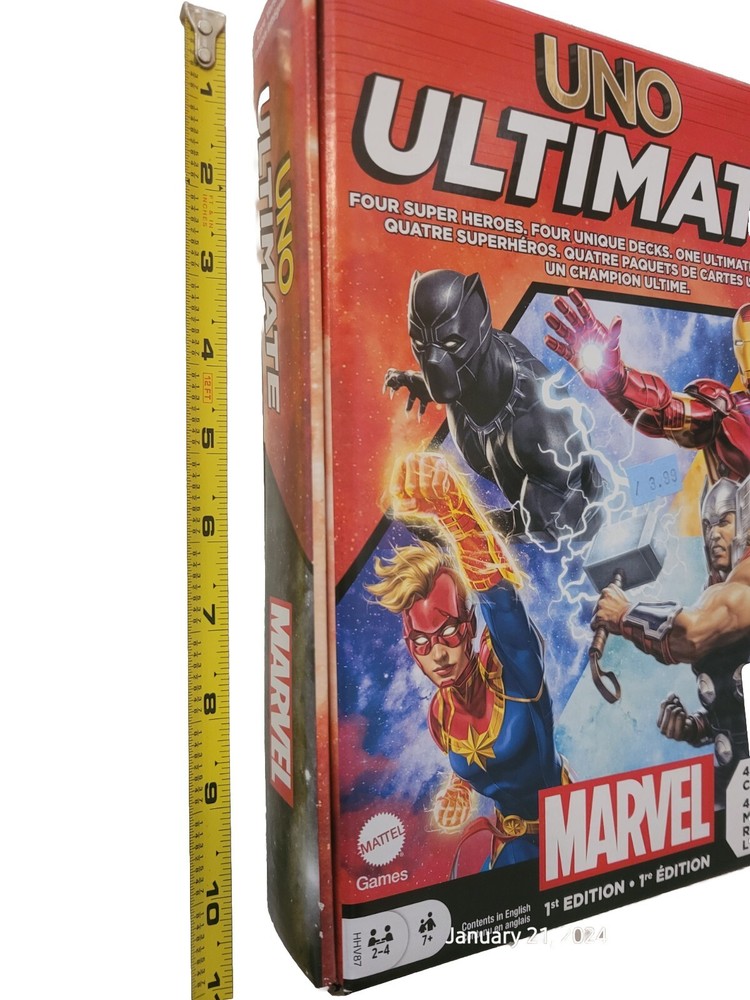 UNO Ultimate Marvel Card Game NEW 1st Edition - See Description