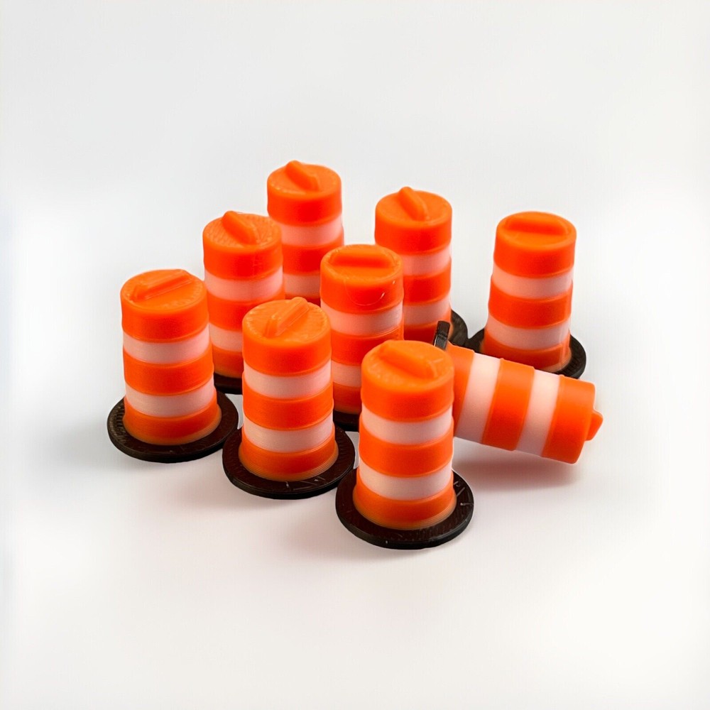 Trafic Safety Drum Scale Model 1/50 12 Pack