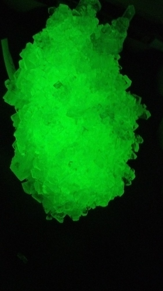 Kryptonite Crystal UV Reactive Display Piece