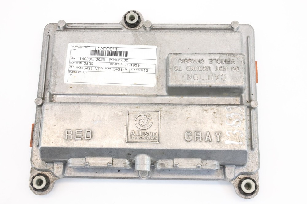 Allison Transmission Control Module TCM - ECU | 29537441