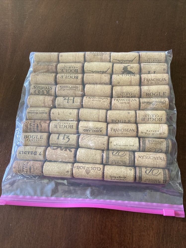 50 Natural Wine Corks Recycled - EUC